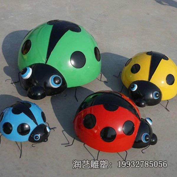 商场不锈钢瓢虫雕塑 商场不锈钢瓢虫雕塑