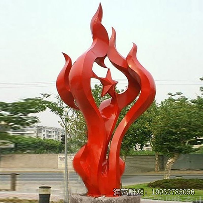 广场不锈钢火炬雕塑 广场不锈钢火炬雕塑
