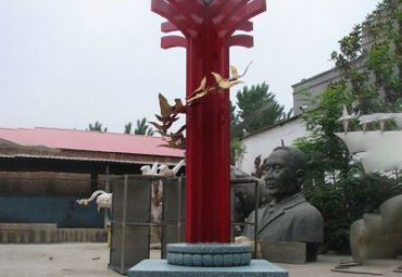 公园不锈钢大雁雕塑