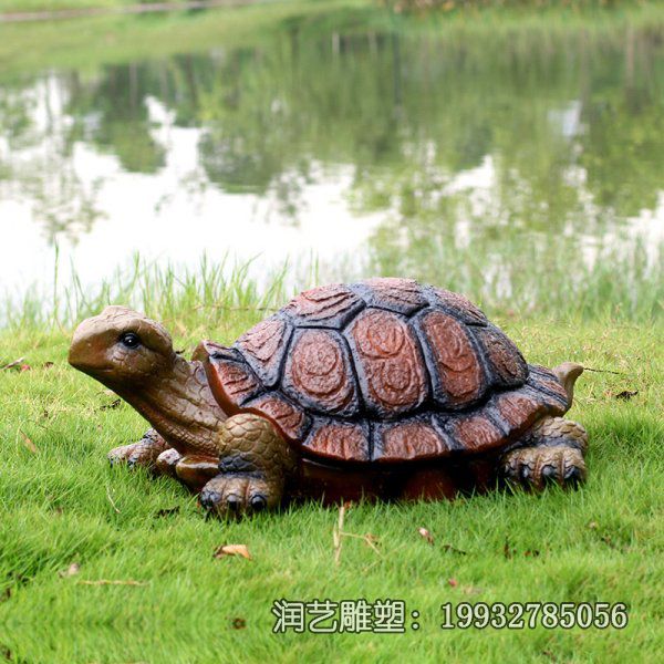 广场玻璃钢乌龟雕塑 广场玻璃钢乌龟雕塑