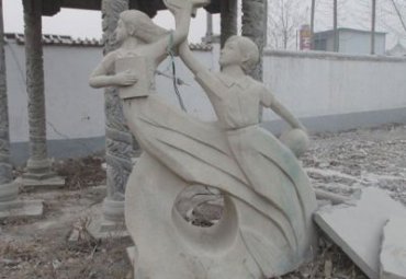 学校石雕人物雕塑