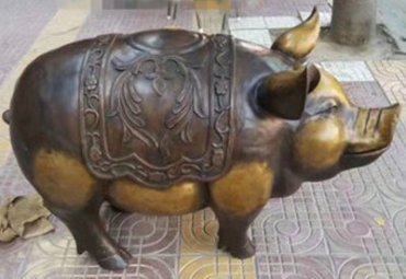 酒店石雕十二生肖雕塑