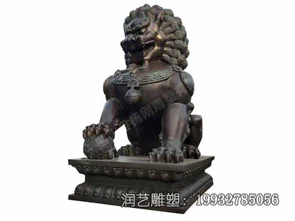 学校铜雕狮子雕塑 学校铜雕狮子雕塑