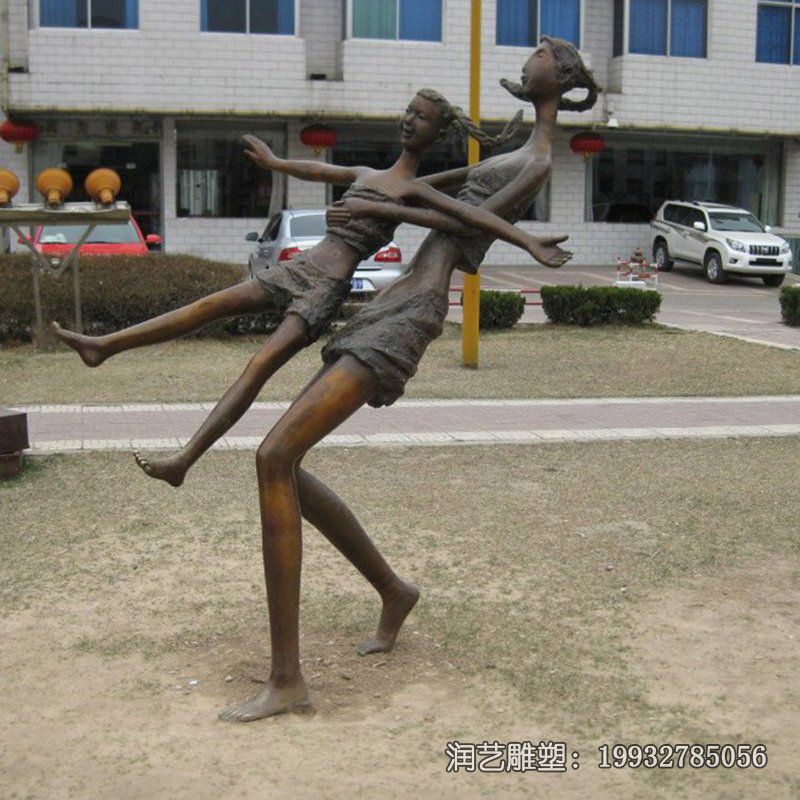 企业铜雕母子雕塑 企业铜雕母子雕塑