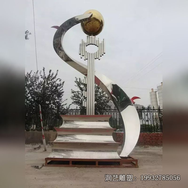 商场不锈钢钥匙雕塑 商场不锈钢钥匙雕塑