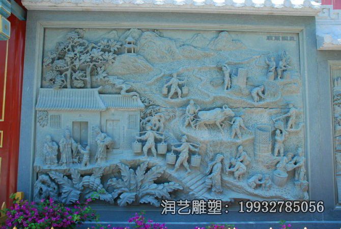 街道石雕二十四孝雕塑 街道石雕二十四孝雕塑