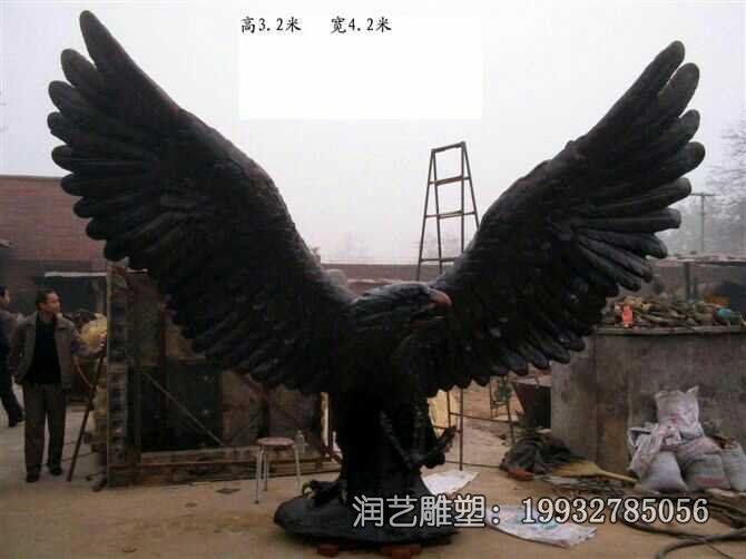 城市铜雕老鹰雕塑 城市铜雕老鹰雕塑