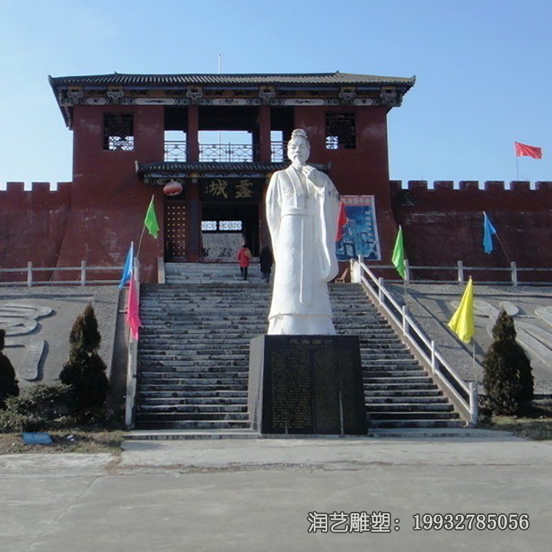 校园石雕范蠡雕塑 校园石雕范蠡雕塑