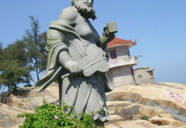 广场石雕八仙过海雕塑