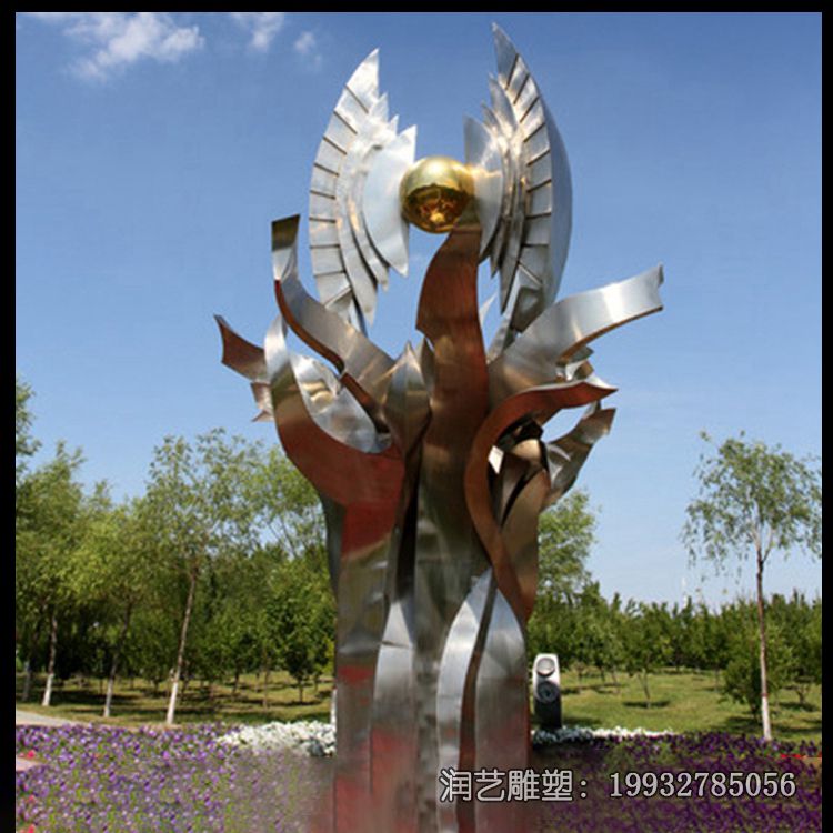 商场不锈钢光辉雕塑 商场不锈钢光辉雕塑