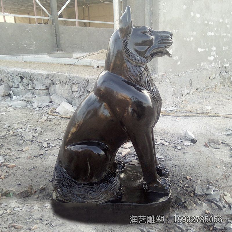 小区石雕狗动物雕塑 小区石雕狗动物雕塑