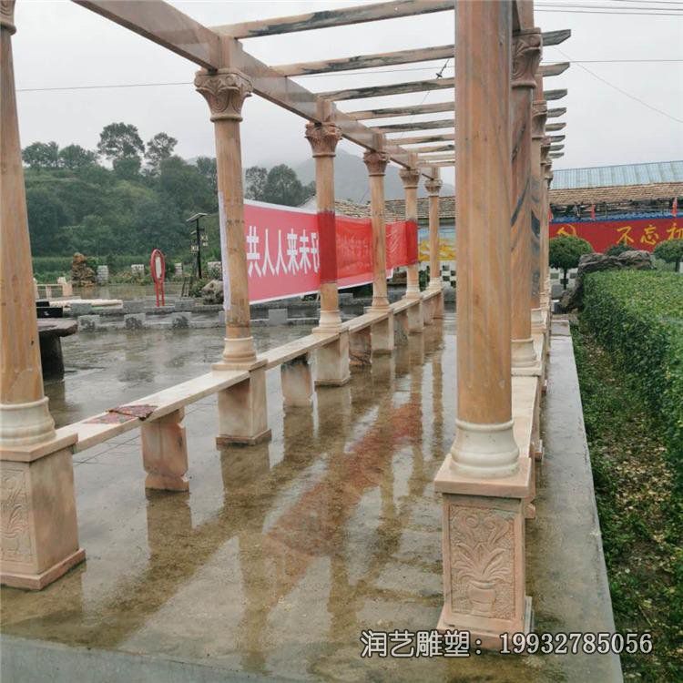 广场石雕长廊雕塑 广场石雕长廊雕塑