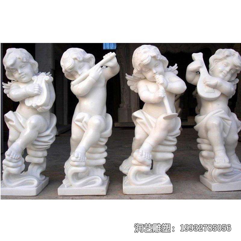 公园石雕天使雕塑 公园石雕天使雕塑