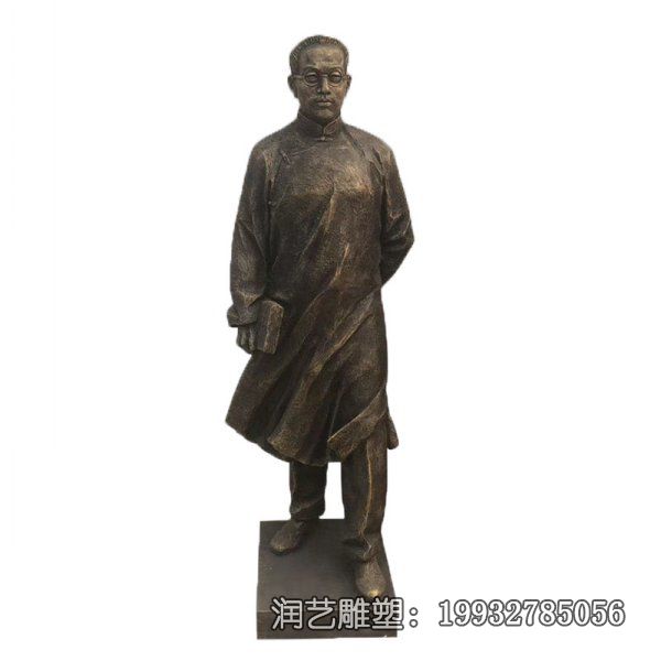 广场铜雕陶行知雕塑 广场铜雕陶行知雕塑