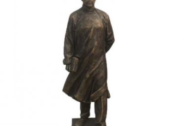 广场铜雕陶行知雕塑