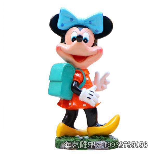 城市玻璃钢米奇雕塑 城市玻璃钢米奇雕塑