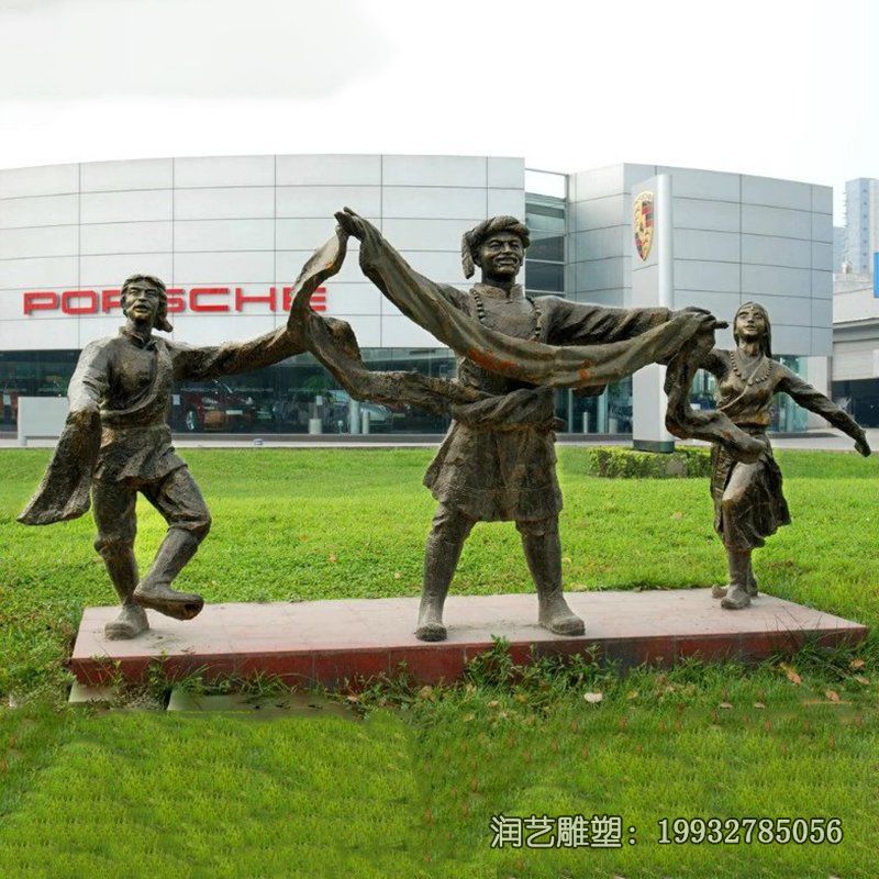 景区铜雕少数民族雕塑 景区铜雕少数民族雕塑