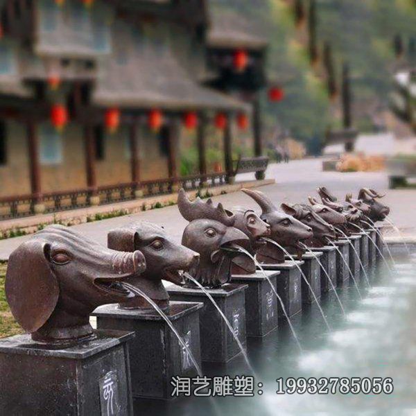 酒店铜雕喷泉景观雕塑 酒店铜雕喷泉景观雕塑