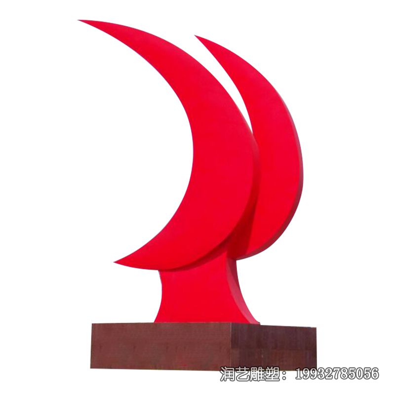 城市不锈钢月亮雕塑 城市不锈钢月亮雕塑