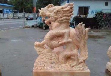 园林石雕龙动物雕塑