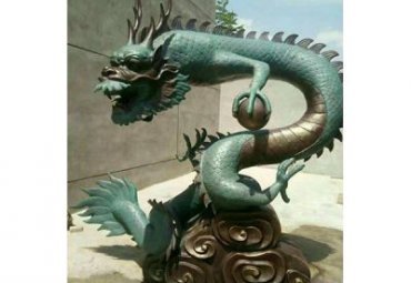 街道铜雕龙动物雕塑