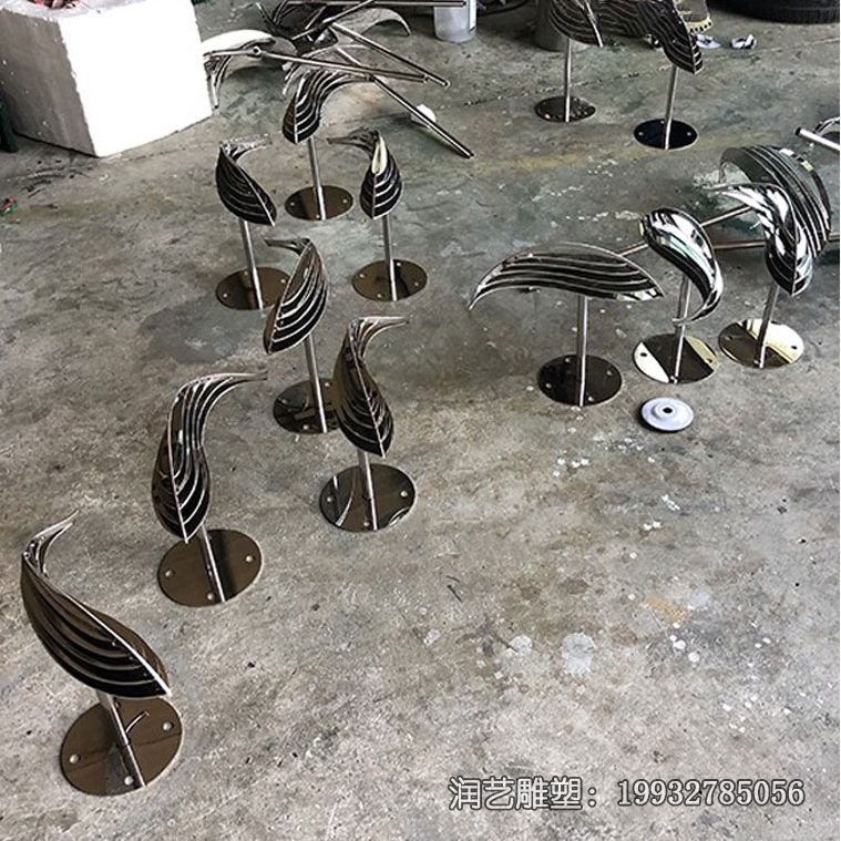 医院不锈钢鱼雕塑 医院不锈钢鱼雕塑