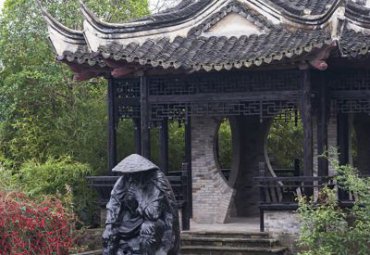 城市铜雕姜太公雕塑