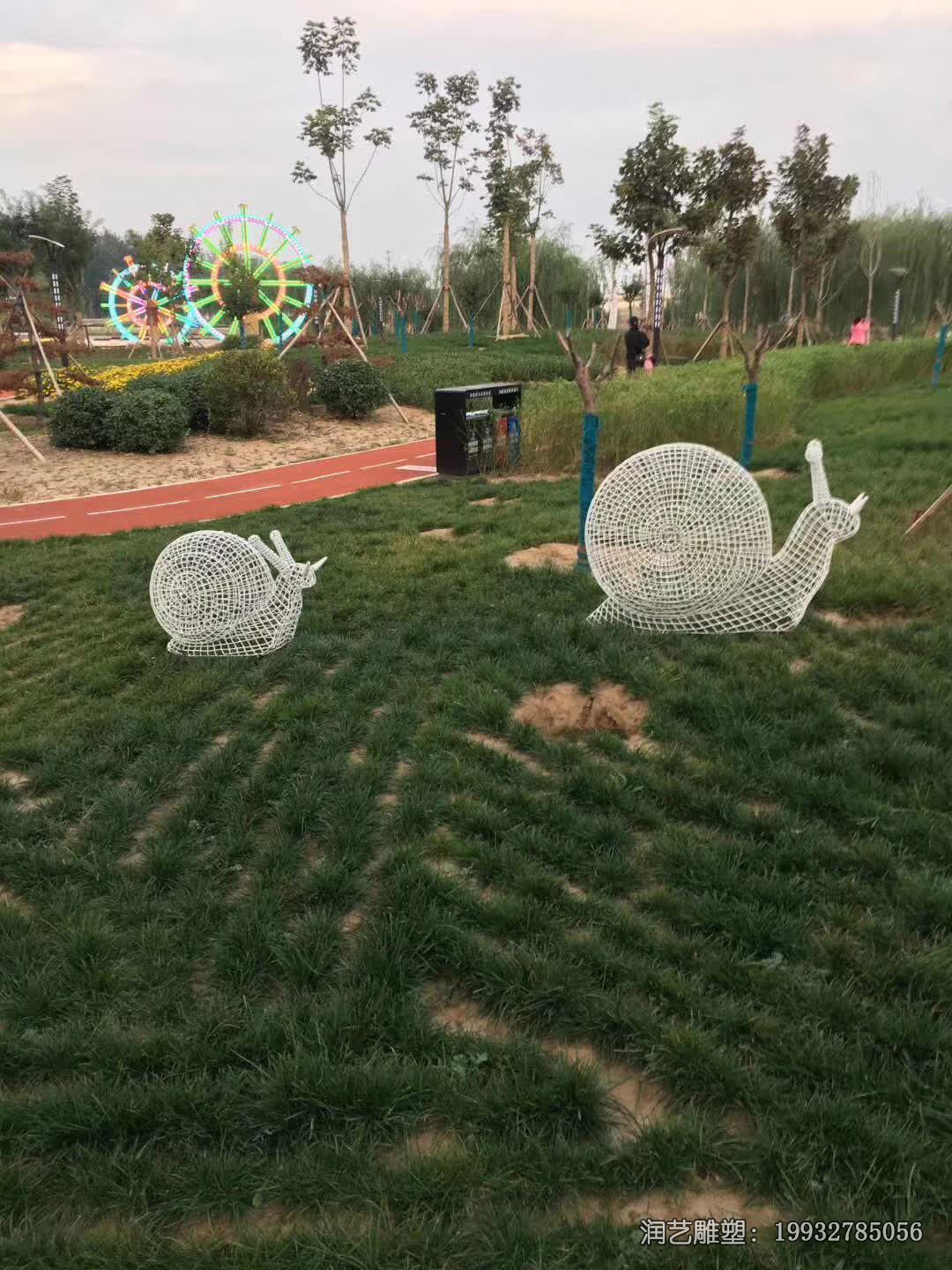 商场不锈钢蜗牛雕塑 商场不锈钢蜗牛雕塑
