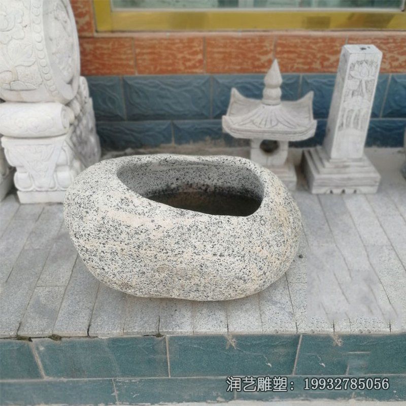 小区石雕流水盆雕塑 小区石雕流水盆雕塑