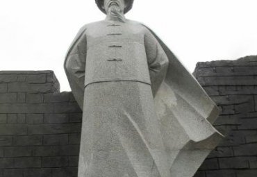 草坪石雕林则徐雕塑