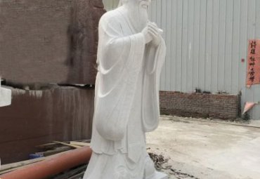 企业石雕孔子雕塑