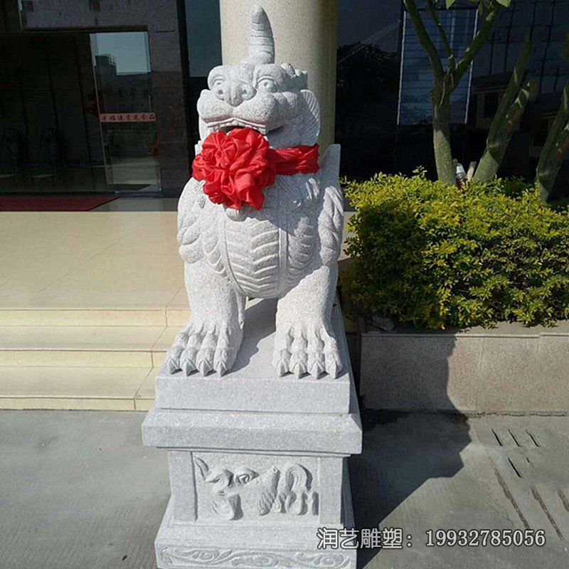 广场石雕独角兽雕塑 广场石雕独角兽雕塑