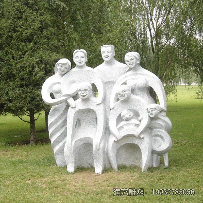 城市石雕抽象人物雕塑 城市石雕抽象人物雕塑