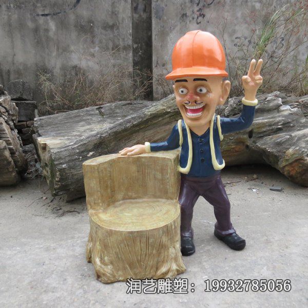 酒店玻璃钢熊出没雕塑 酒店玻璃钢熊出没雕塑