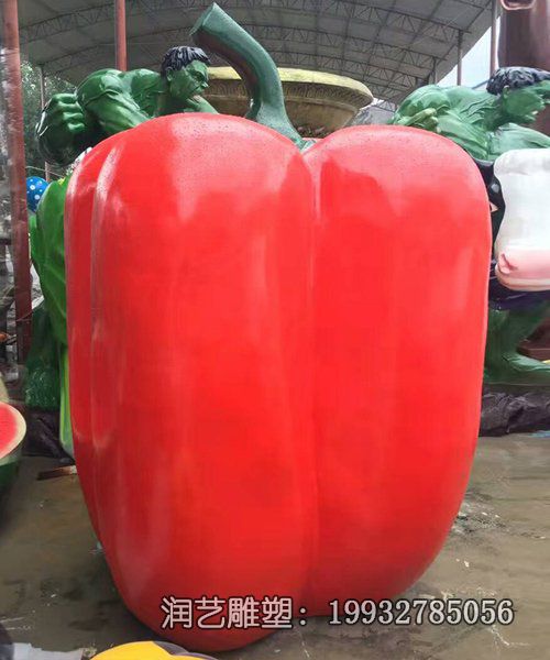 城市玻璃钢蔬菜雕塑 城市玻璃钢蔬菜雕塑