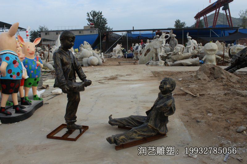 小区铜雕儿童雕塑 小区铜雕儿童雕塑