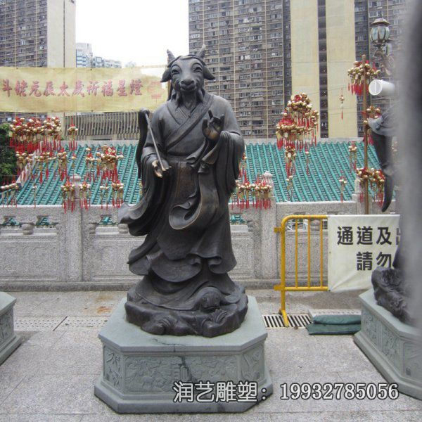 商场铜雕羊动物雕塑 商场铜雕羊动物雕塑
