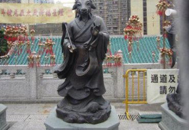 商场铜雕羊动物雕塑
