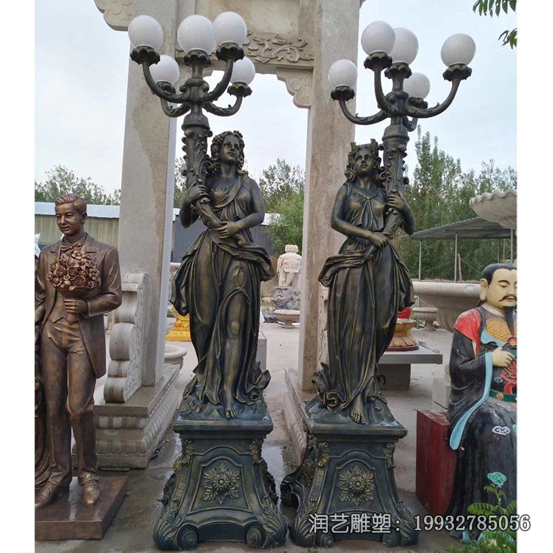 城市铜雕西方人物雕塑 城市铜雕西方人物雕塑