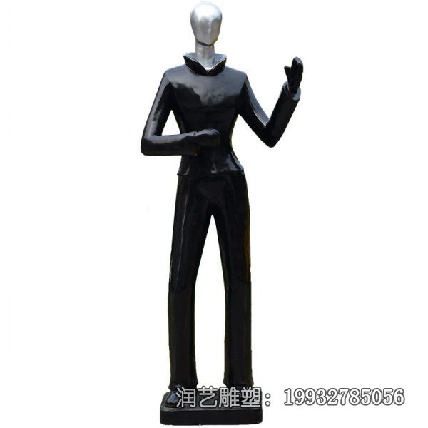 广场玻璃钢音乐人雕塑 广场玻璃钢音乐人雕塑