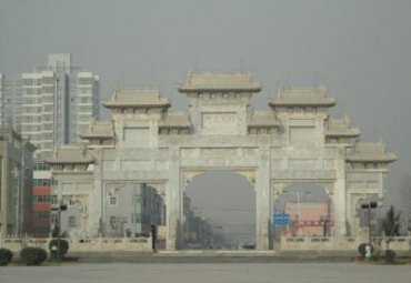 景区石雕牌楼雕塑