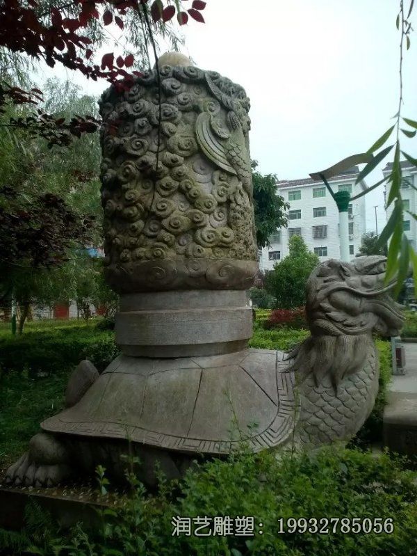 学校石雕龙龟雕塑 学校石雕龙龟雕塑