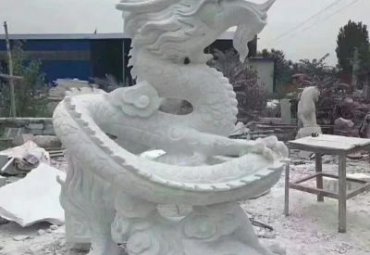 酒店石雕龙动物雕塑
