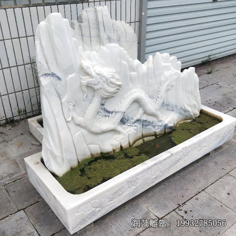 草坪石雕流水盆雕塑 草坪石雕流水盆雕塑