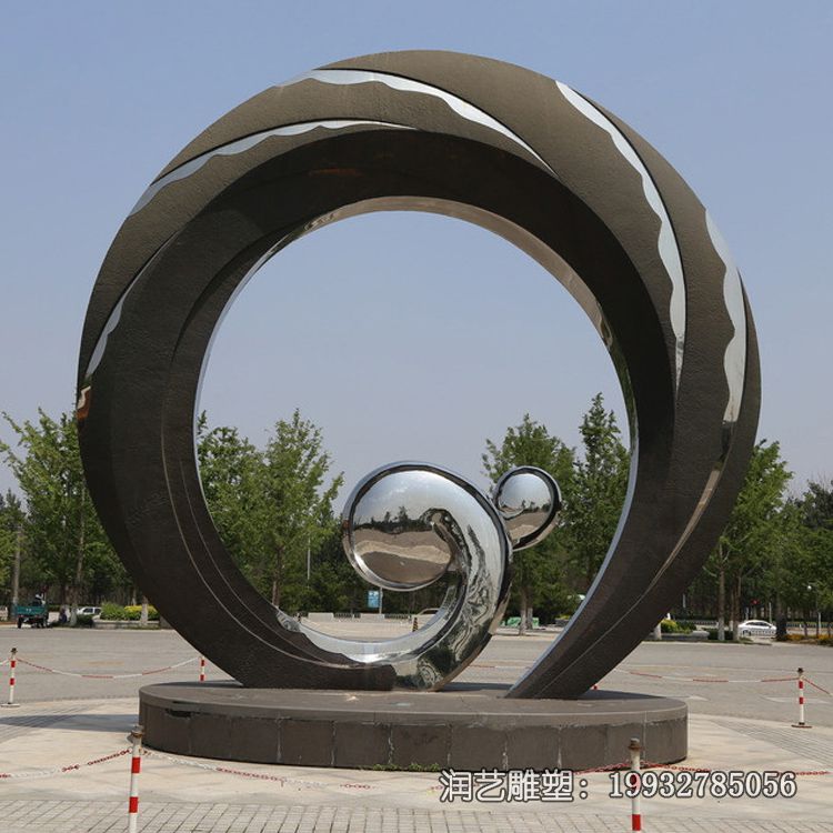 城市不锈钢蜗牛雕塑 城市不锈钢蜗牛雕塑