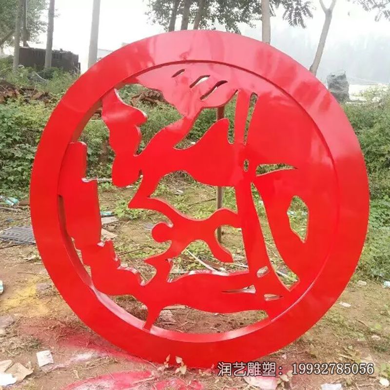 医院不锈钢剪纸雕塑 医院不锈钢剪纸雕塑
