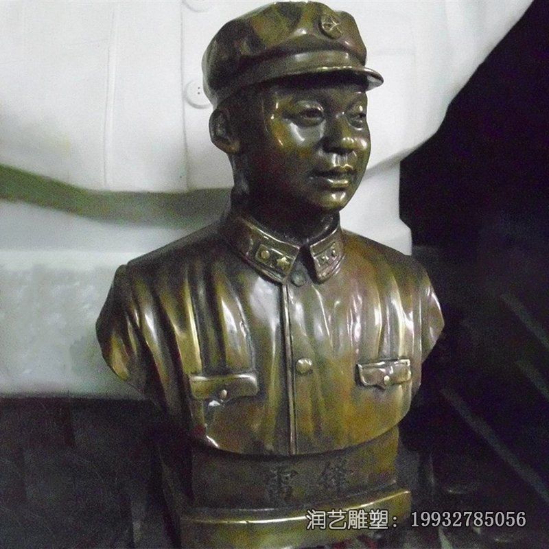 企业铜雕雷锋雕塑 企业铜雕雷锋雕塑