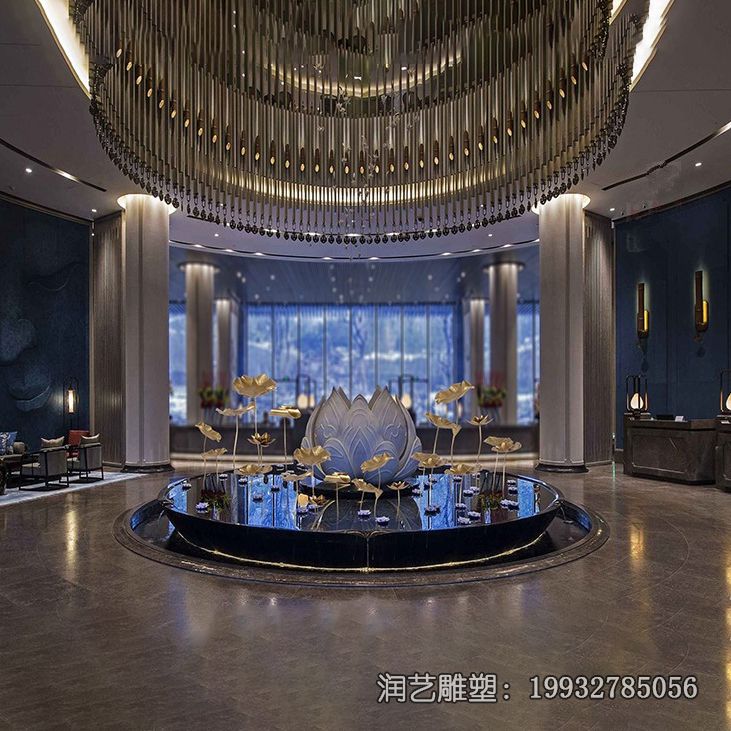 游乐场不锈钢荷叶雕塑 游乐场不锈钢荷叶雕塑