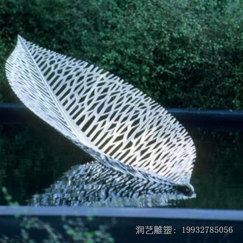 商场不锈钢树叶雕塑 商场不锈钢树叶雕塑