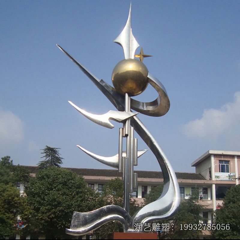 游乐场不锈钢龙雕塑 游乐场不锈钢龙雕塑